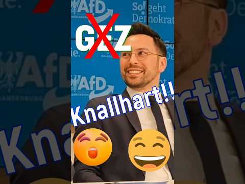 🤣🤣 VIRAL - GEZ-Journalist bekommt einmalige Abreibung!🔥 #Afd #gez #shorts #hohloch #brandenburg