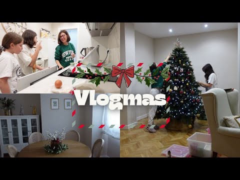 VLOGMAS: Mueble nuevo, mi decoración navideña y el día a día