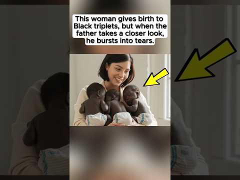 This women gives birth to beautiful black triplets #youtubestory