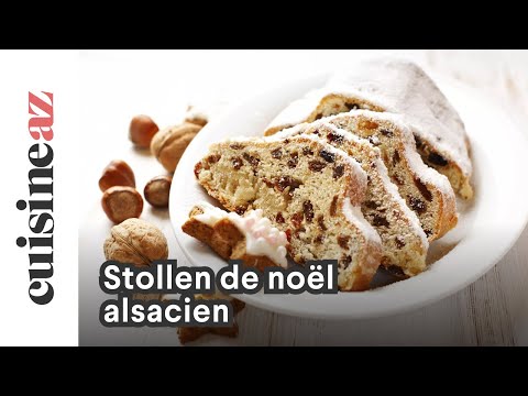 Stollen de noël alsacien