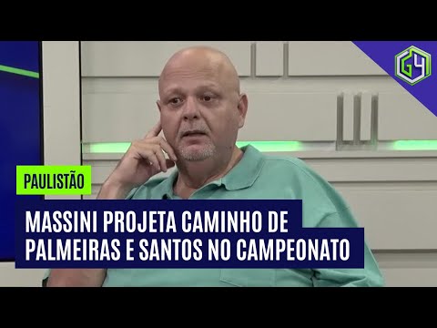 "SITUAÇÃO DO SANTOS É MELHOR DO QUE A DO PALMEIRAS", PROJETA PAULO MASSINI NO G4