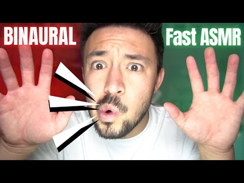 TRULY BINAURAL FAST ASMR EXPERIENCE! (100% TINGLES)