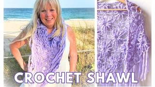 CROCHET this SHAWL Left Handed!
