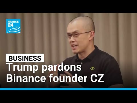 YouTube video thumbnail: Trump Pardon's Binance Founder Chanpeng Zhao