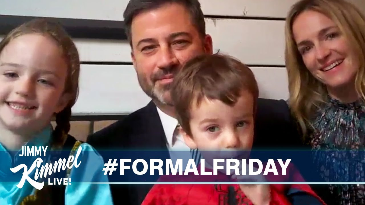 Jimmy Kimmels Quarantine Minilogue - Formal Friday, Testy Trump & The Killers
