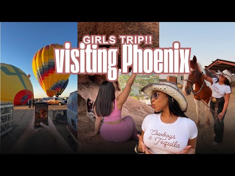 5 DAYS IN ARIZONA| GIRLS TRIP! SUNRISE HOT AIR BALLON, HORSEBACK RIDING & GOOD EATS!