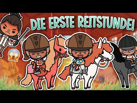 EMMA UND NELLYS ERSTE REITSTUNDE 😱🏇🏻 | PART 1 | SPANNENDE GESCHICHTE | TOCA BOCA STORY DEUTSCH