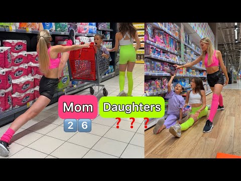 GYMNASTICS SHOPPING with daughters