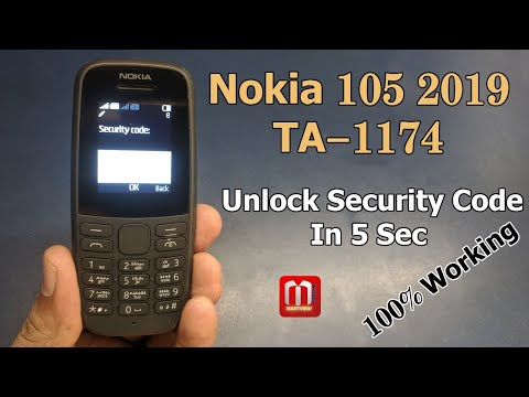 Nokia 105 Reset Code 10 2021