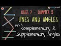 Exploring Complementary and Supplementary Angles