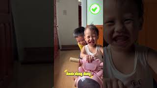hành động đúng và hành động sai khi ở nhà cùng em | Tippi Vips #tippitv #tippivips