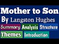 Themes and Analysis of 'Mother to Son'