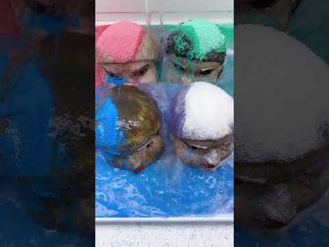 CLEANING SQUISHY ASMR👧👧Squid Game Girls#asmr