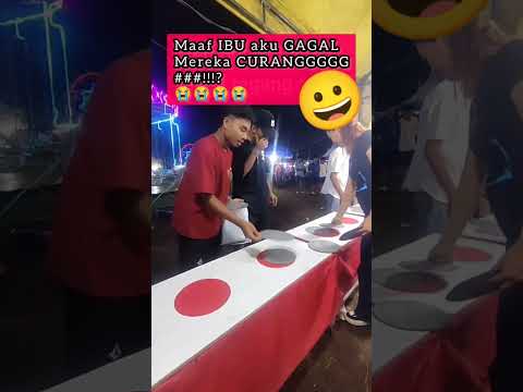 IBU aku GAGAL lagi😭😭 #pasarmalam #permainan #games #hiburan #berhadiah #viralvideo