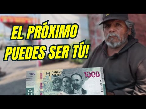 🔥Mi misión Regalar 100 mil pesos a personas de la tercera edad!
