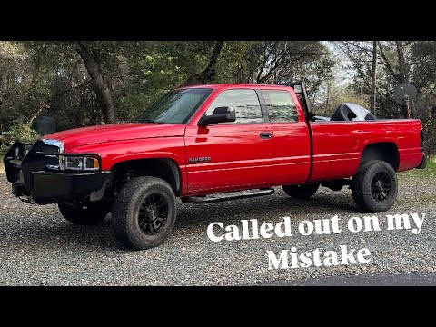 Dodge Truck didn’t last a month & I had to give it another face lift!