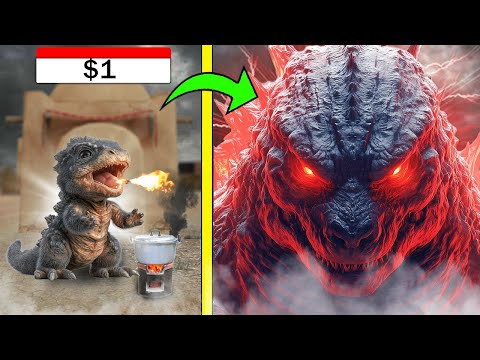$1 থেকে $1000000 Godzilla এর সুইট আপগ্রেড ! GTA 5
