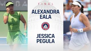 Alexandra Eala vs Jessica Pegula | Match Highlights | Final | 2026 Mubadala DC Open