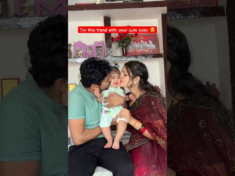 Apne baby ke sath aise kro or dekho kaise react krta hai 😅|| #sandhyashwani #fatehpur #funny #love
