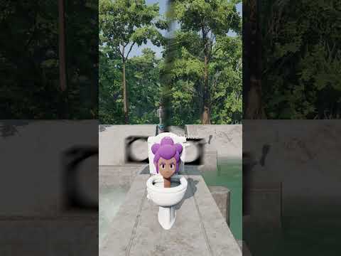 Skibidi Toilets & Speakerman Speaker Hammer Trap River Crush – BeamNG.drive
