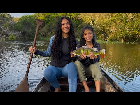 LEVEI MINHA FILHA PRA UMA AVENTURA, PESCAMOS E FIZEMOS NOSSO ALMOÇO NO IGAPÓ