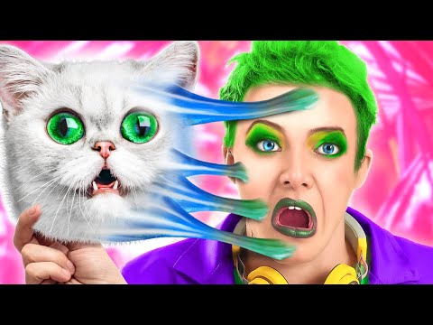 🎭 ¡Cambio de Imagen del Gato Joker! 🐱 | ¡Gadgets y Trucos por los que Enloquecerás!