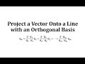Orthogonal Projections and Distances
