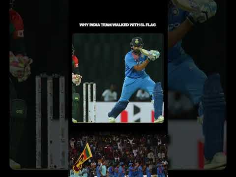 WHY INDIA TEAM WALKED WITH SL FLAG IN TAMIL || #shorts #sjinform #cricketfacts #facts