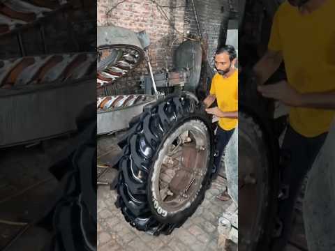 tractor ka tyre kaise banta hai 😱 #making #shortvideo