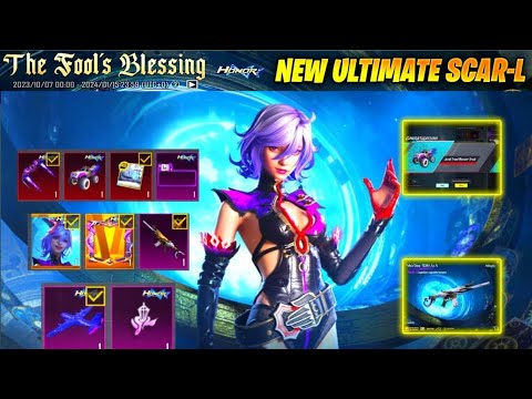 OMG 😱 NEW FOOL'S BLESSING ULTIMATE SCAR-L CRATE OPENING BGMI 🥵 #villen_yt #bgmi