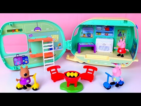 Peppa Pig Caravan Unboxing Toy Review | Satisfying Video ASMR #peppapig #unboxingtoys