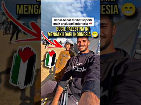 Bocil Palestina ini Mengaku Dari Indonesia 😁🇮🇩♥️🇵🇸