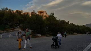 YouTube video thumbnail: Two Tourists Injured in Knife Attack at Acropolis, Police Arrest Suspect
