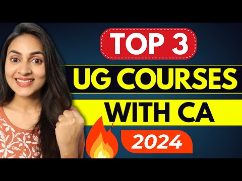 Top 3 UG Courses to pursue with CA | Graduation with CA | @azfarkhan