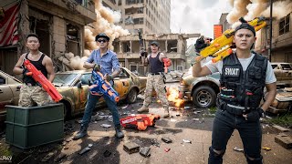 LTT Nerf War : SEAL X Nerf Guns Unleash A Sniper Shot To Take Down The Dark Boss!