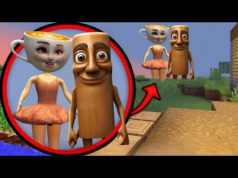 i Found Scariest TUNG TUNG SAHUR 😱 and BALLERINA CAPPUCCINA in Minecraft