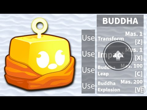 Buddha Fruit V1 all abilities showcase in 1 minute! (Blox Fruits)