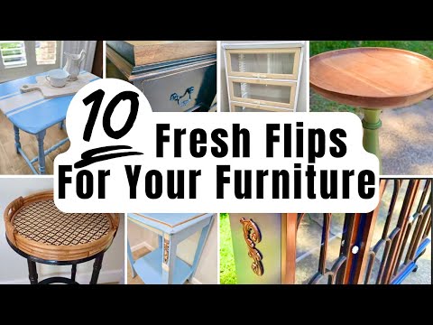 10 Fresh & Classic Flips To Update Your Furniture