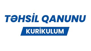 DƏRS 2. Təhsil Qanunu
