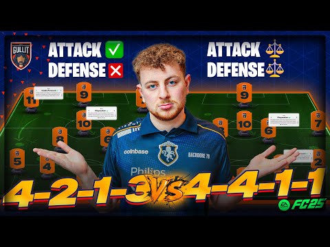 EA FC 25 - Formation Battle 4-4-1-1 vs 4-2-1-3