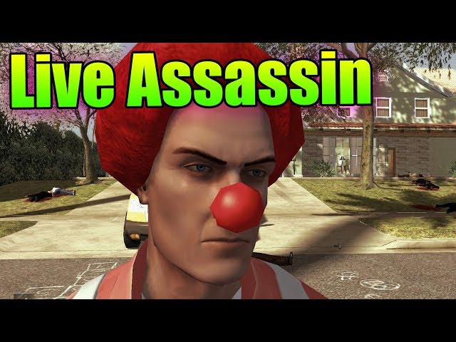 Dress as a Clown | Come Play Hitman Blood Money With Me | Part 1