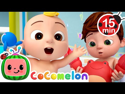 JJ and The Whale 🐋 | CoComelon 🍉 | 🔤 Subtitled Sing Along Songs 🔤 | Cartoons for Kids