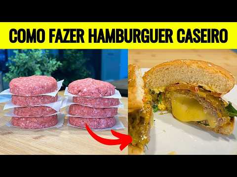 COMO FAZER HAMBÚRGUER CASEIRO FIT (PODE CONGELAR) - Bruna Rezende Nutricionista