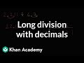 Mastering Long Division with Decimals