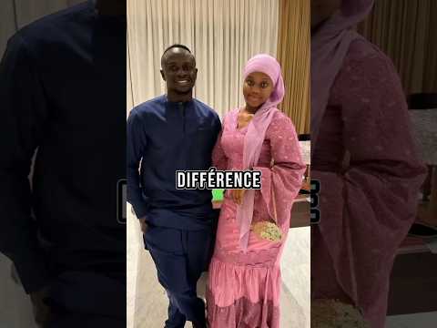 Sadio Mané et sa Femme : Amour, Critiques et Triomphe 💍🏆🎓🔥#shorts #france