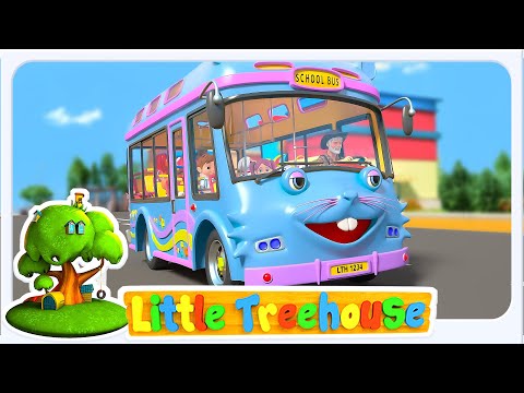 Rodas No ônibus 3D Músicas De Berçário para crianças - Little Treehouse