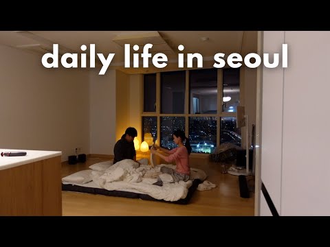 newlywed life in seoul 🇰🇷 making a house a home 🏠 catching the flu, renovations, new furniture