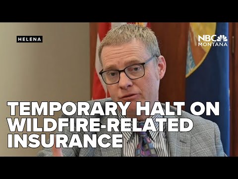 YouTube video thumbnail: Montana State Auditor Issues Moratorium on Wildfire Related Insurance Cancellations