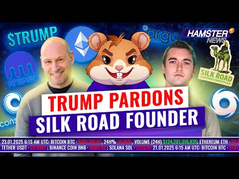 Trump pardons Ulbricht, Tornado Cash sanctions lifted, $TRUMP coin raises concerns ⚡️ Hamster News