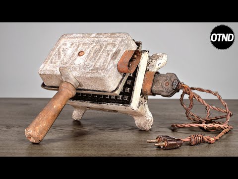 1950's Waffle Maker Restoration & Tasting at the End ๐